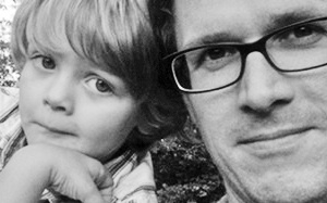 Foto: Selfie mit Sohn Jonas Theo