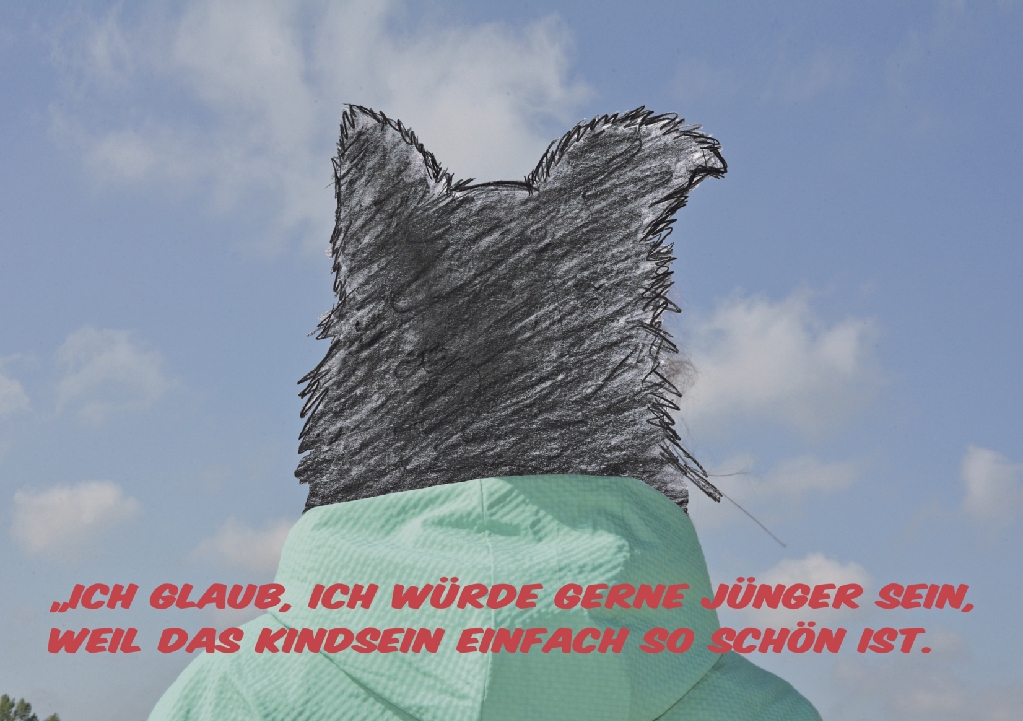 Das eigene Leben: Zeichnung WorkshopteilnehmerIn. Videostill KunstRaum Goethestrasse xtd in Zusammenarbeit mit dorftv