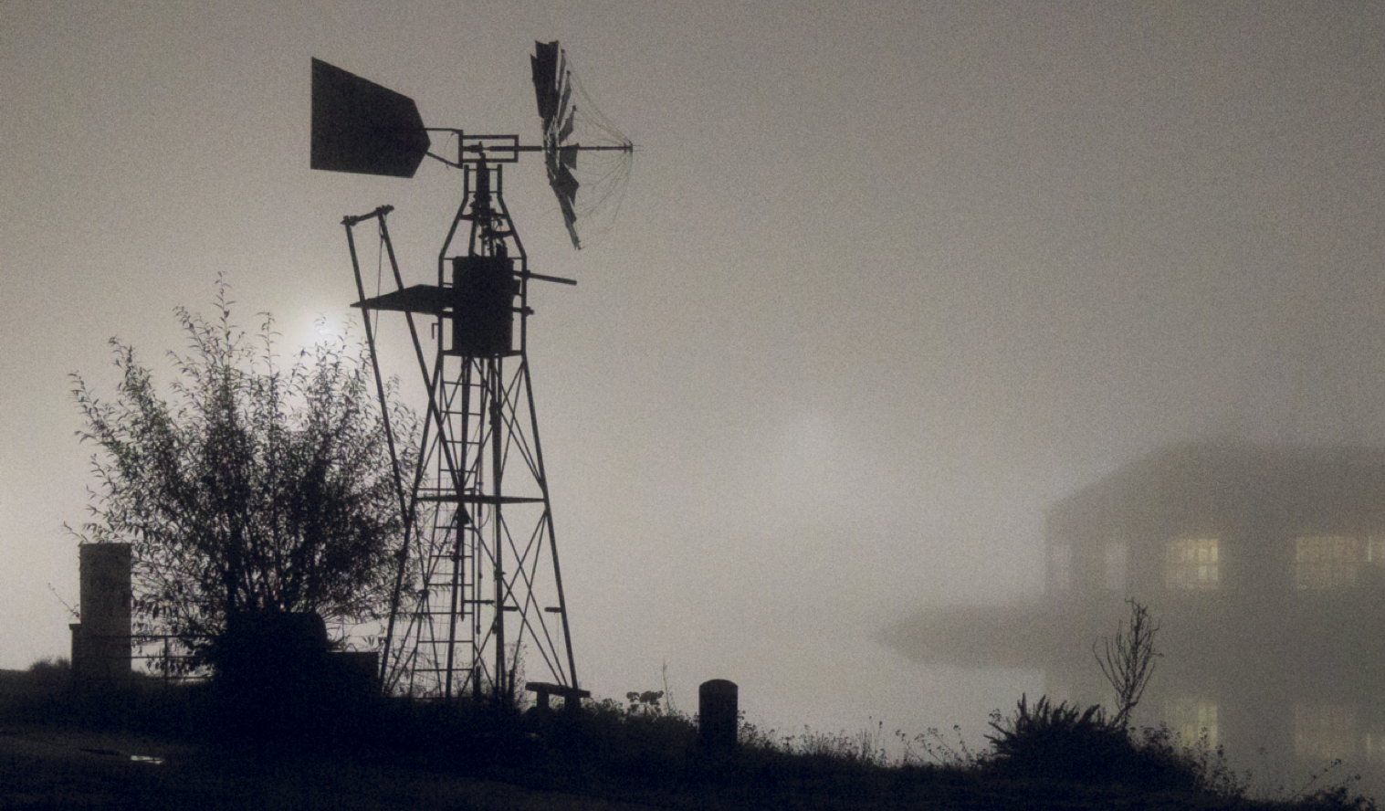 Nebelnacht bei Time’s Up im Hafen. Foto Time’s Up CC BY-SA